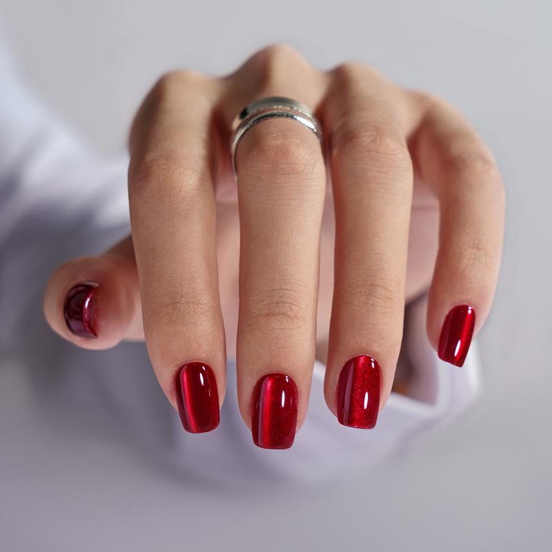 Hot Love Square Nails